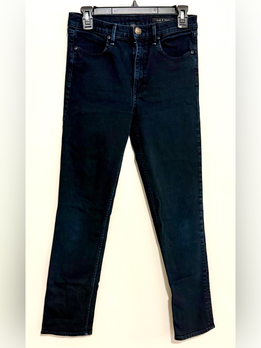 rag & bone Women's Skinny Dark Blur Jeans